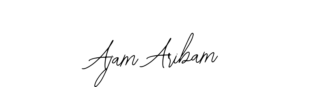 How to Draw Ajam Aribam signature style? Bearetta-2O07w is a latest design signature styles for name Ajam Aribam. Ajam Aribam signature style 12 images and pictures png