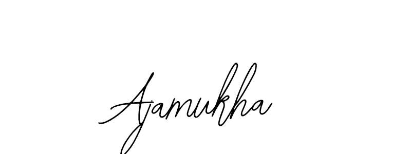 Also You can easily find your signature by using the search form. We will create Ajamukha name handwritten signature images for you free of cost using Bearetta-2O07w sign style. Ajamukha signature style 12 images and pictures png