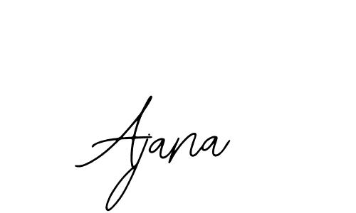 How to make Ajana name signature. Use Bearetta-2O07w style for creating short signs online. This is the latest handwritten sign. Ajana signature style 12 images and pictures png
