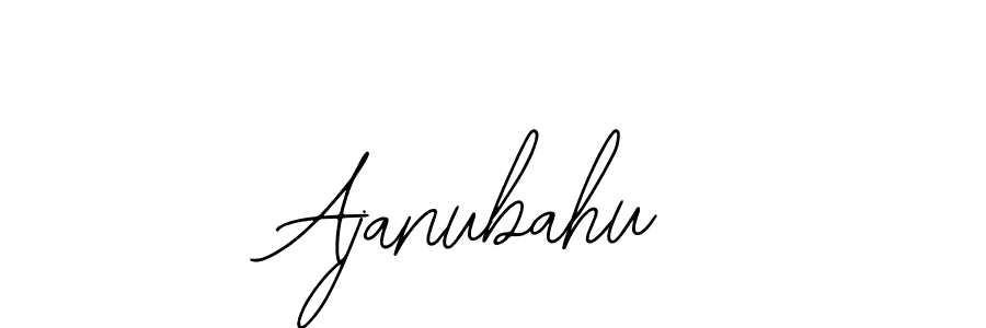 if you are searching for the best signature style for your name Ajanubahu. so please give up your signature search. here we have designed multiple signature styles  using Bearetta-2O07w. Ajanubahu signature style 12 images and pictures png