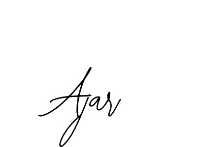 You should practise on your own different ways (Bearetta-2O07w) to write your name (Ajar) in signature. don't let someone else do it for you. Ajar signature style 12 images and pictures png