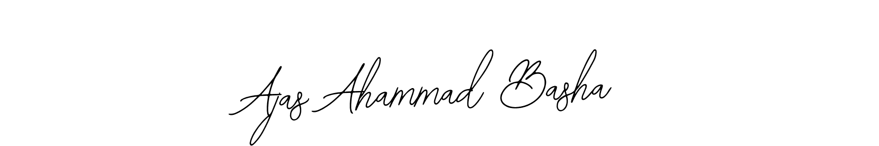 Also we have Ajas Ahammad Basha name is the best signature style. Create professional handwritten signature collection using Bearetta-2O07w autograph style. Ajas Ahammad Basha signature style 12 images and pictures png