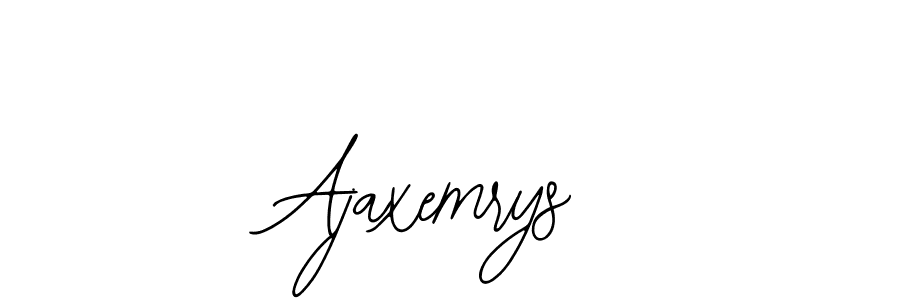 Use a signature maker to create a handwritten signature online. With this signature software, you can design (Bearetta-2O07w) your own signature for name Ajaxemrys. Ajaxemrys signature style 12 images and pictures png