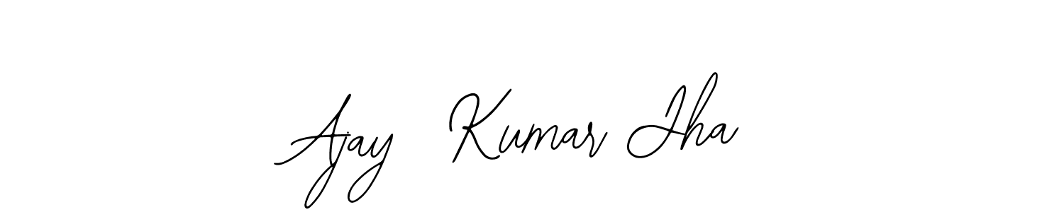 Similarly Bearetta-2O07w is the best handwritten signature design. Signature creator online .You can use it as an online autograph creator for name Ajay  Kumar Jha. Ajay  Kumar Jha signature style 12 images and pictures png