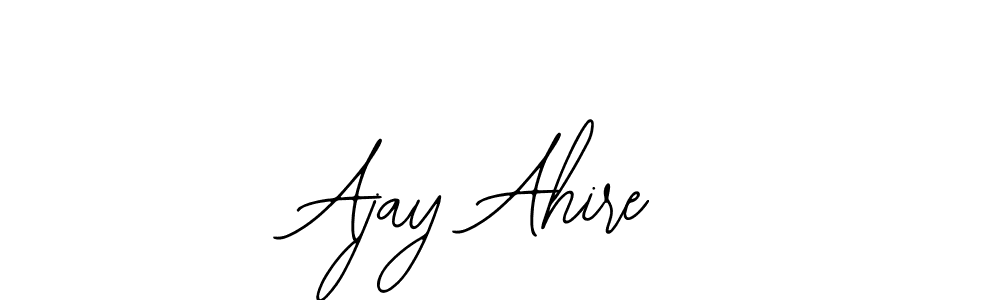 Also You can easily find your signature by using the search form. We will create Ajay Ahire name handwritten signature images for you free of cost using Bearetta-2O07w sign style. Ajay Ahire signature style 12 images and pictures png