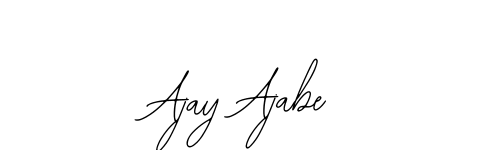 This is the best signature style for the Ajay Ajabe name. Also you like these signature font (Bearetta-2O07w). Mix name signature. Ajay Ajabe signature style 12 images and pictures png