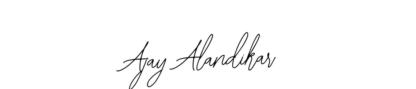 Make a beautiful signature design for name Ajay Alandikar. With this signature (Bearetta-2O07w) style, you can create a handwritten signature for free. Ajay Alandikar signature style 12 images and pictures png
