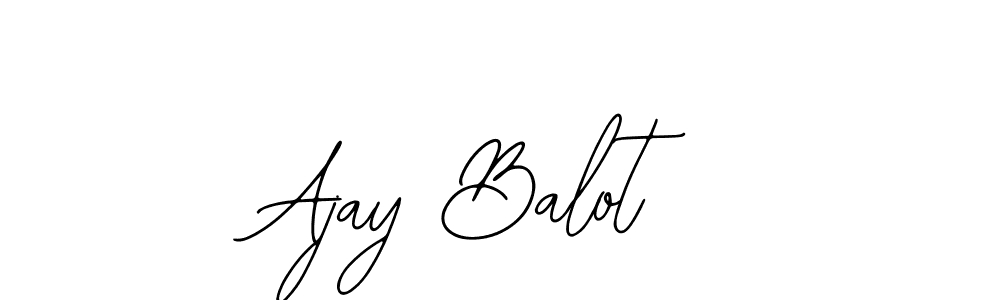 Similarly Bearetta-2O07w is the best handwritten signature design. Signature creator online .You can use it as an online autograph creator for name Ajay Balot. Ajay Balot signature style 12 images and pictures png
