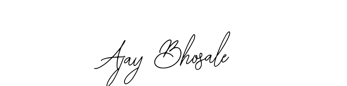 Use a signature maker to create a handwritten signature online. With this signature software, you can design (Bearetta-2O07w) your own signature for name Ajay Bhosale. Ajay Bhosale signature style 12 images and pictures png