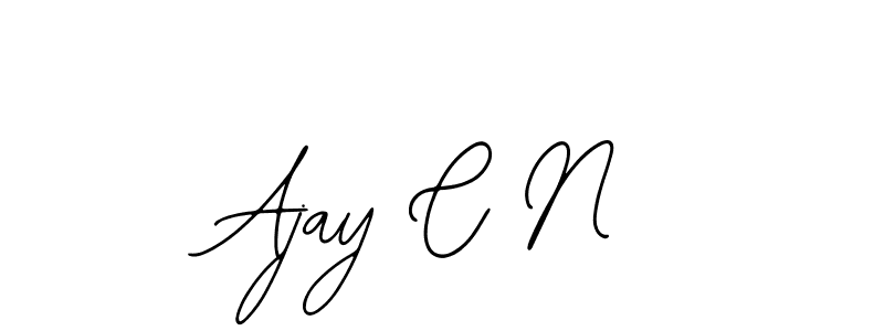 Make a beautiful signature design for name Ajay C N. With this signature (Bearetta-2O07w) style, you can create a handwritten signature for free. Ajay C N signature style 12 images and pictures png