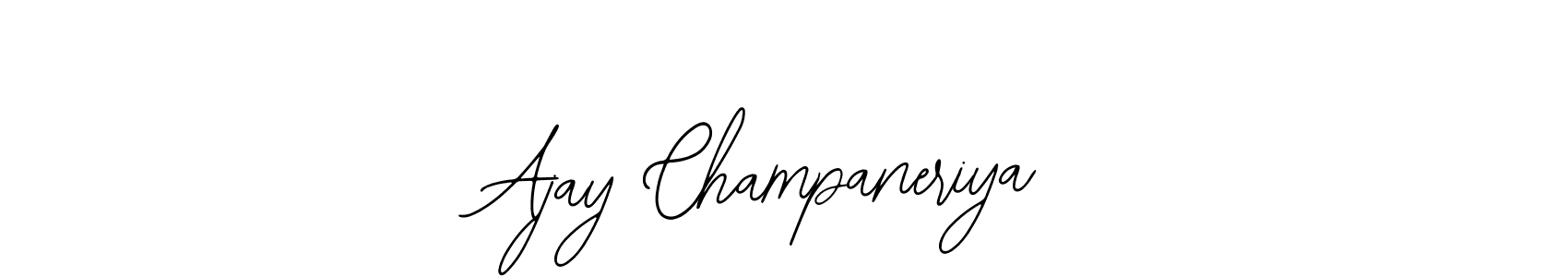 How to make Ajay Champaneriya name signature. Use Bearetta-2O07w style for creating short signs online. This is the latest handwritten sign. Ajay Champaneriya signature style 12 images and pictures png