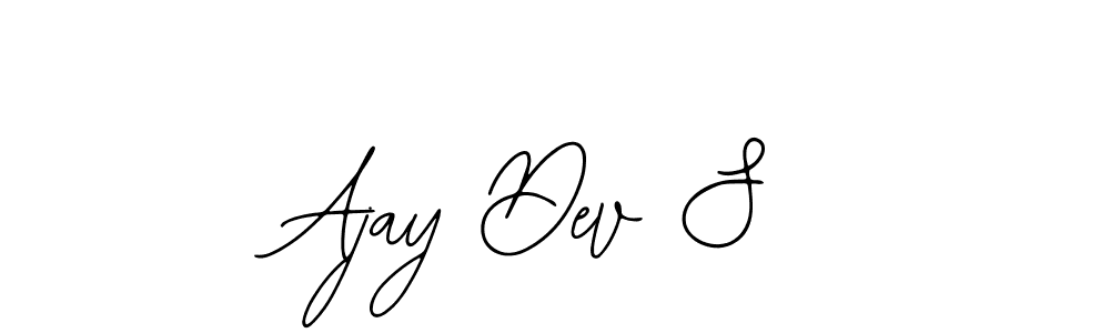 Here are the top 10 professional signature styles for the name Ajay Dev S. These are the best autograph styles you can use for your name. Ajay Dev S signature style 12 images and pictures png