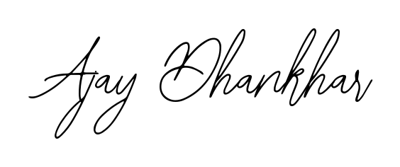 Explore multiple handwriting variations for Ajay Dhankhar including this stunning Bearetta-2O07w design. Free to use across all platforms. Ajay Dhankhar signature style 12 images and pictures png