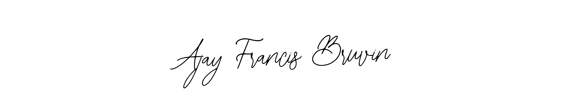 Similarly Bearetta-2O07w is the best handwritten signature design. Signature creator online .You can use it as an online autograph creator for name Ajay Francis Bruvin. Ajay Francis Bruvin signature style 12 images and pictures png