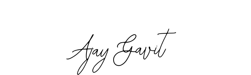 Use a signature maker to create a handwritten signature online. With this signature software, you can design (Bearetta-2O07w) your own signature for name Ajay Gavit. Ajay Gavit signature style 12 images and pictures png