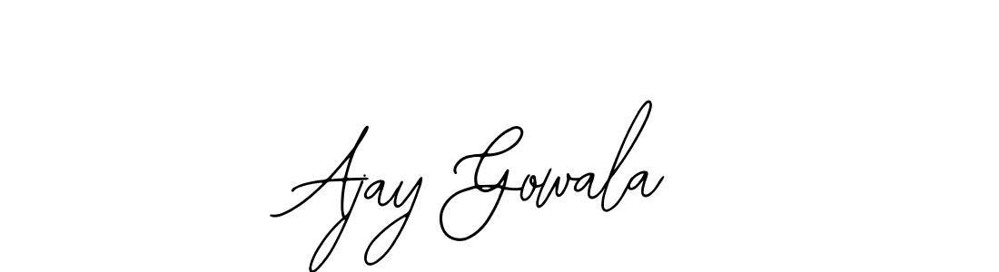 if you are searching for the best signature style for your name Ajay Gowala. so please give up your signature search. here we have designed multiple signature styles  using Bearetta-2O07w. Ajay Gowala signature style 12 images and pictures png