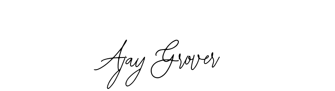 The best way (Bearetta-2O07w) to make a short signature is to pick only two or three words in your name. The name Ajay Grover include a total of six letters. For converting this name. Ajay Grover signature style 12 images and pictures png