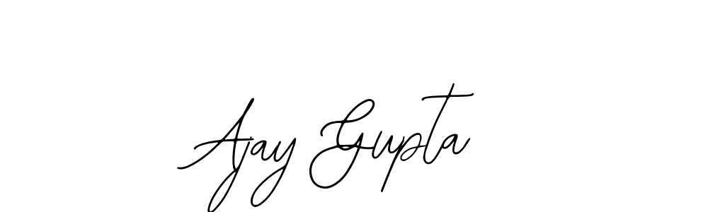 How to make Ajay Gupta name signature. Use Bearetta-2O07w style for creating short signs online. This is the latest handwritten sign. Ajay Gupta signature style 12 images and pictures png