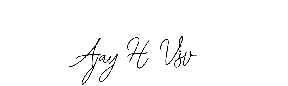 Also we have Ajay H Vsv name is the best signature style. Create professional handwritten signature collection using Bearetta-2O07w autograph style. Ajay H Vsv signature style 12 images and pictures png