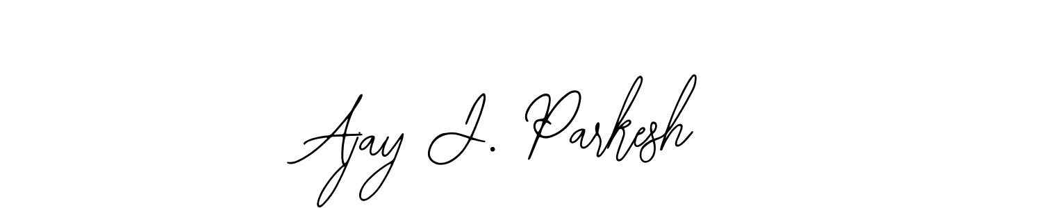 This is the best signature style for the Ajay J. Parkesh name. Also you like these signature font (Bearetta-2O07w). Mix name signature. Ajay J. Parkesh signature style 12 images and pictures png