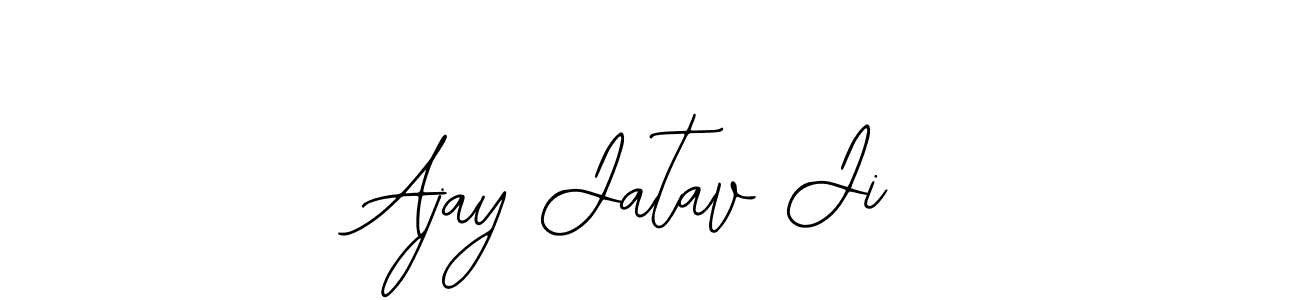 The best way (Bearetta-2O07w) to make a short signature is to pick only two or three words in your name. The name Ajay Jatav Ji include a total of six letters. For converting this name. Ajay Jatav Ji signature style 12 images and pictures png