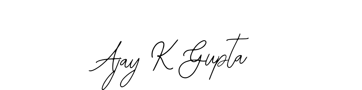 Similarly Bearetta-2O07w is the best handwritten signature design. Signature creator online .You can use it as an online autograph creator for name Ajay K Gupta. Ajay K Gupta signature style 12 images and pictures png