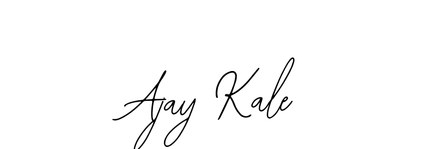How to make Ajay Kale name signature. Use Bearetta-2O07w style for creating short signs online. This is the latest handwritten sign. Ajay Kale signature style 12 images and pictures png
