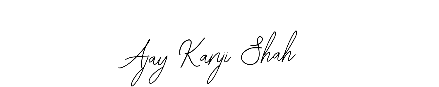 Bearetta-2O07w is a professional signature style that is perfect for those who want to add a touch of class to their signature. It is also a great choice for those who want to make their signature more unique. Get Ajay Kanji Shah name to fancy signature for free. Ajay Kanji Shah signature style 12 images and pictures png