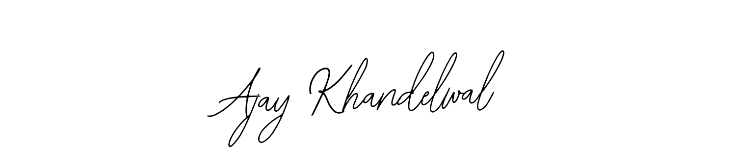 Make a beautiful signature design for name Ajay Khandelwal. Use this online signature maker to create a handwritten signature for free. Ajay Khandelwal signature style 12 images and pictures png