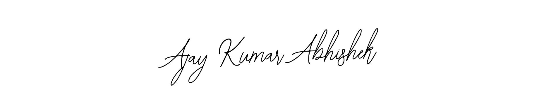 Design your own signature with our free online signature maker. With this signature software, you can create a handwritten (Bearetta-2O07w) signature for name Ajay Kumar Abhishek. Ajay Kumar Abhishek signature style 12 images and pictures png