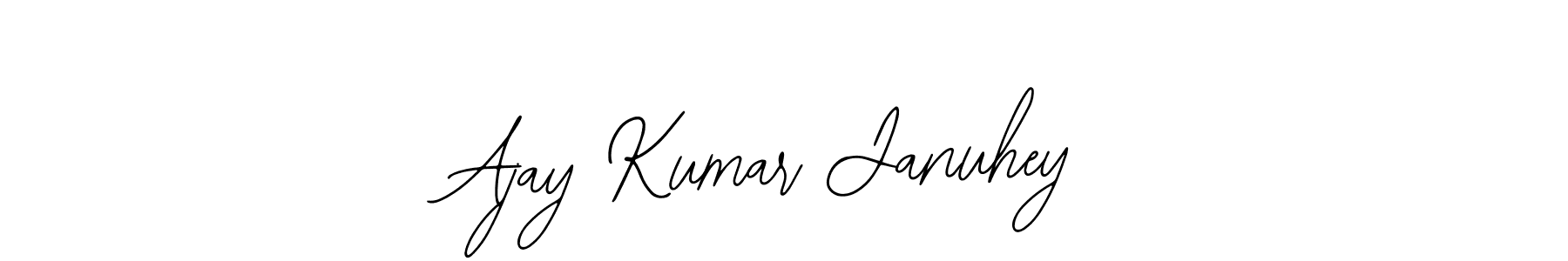 The best way (Bearetta-2O07w) to make a short signature is to pick only two or three words in your name. The name Ajay Kumar Januhey include a total of six letters. For converting this name. Ajay Kumar Januhey signature style 12 images and pictures png