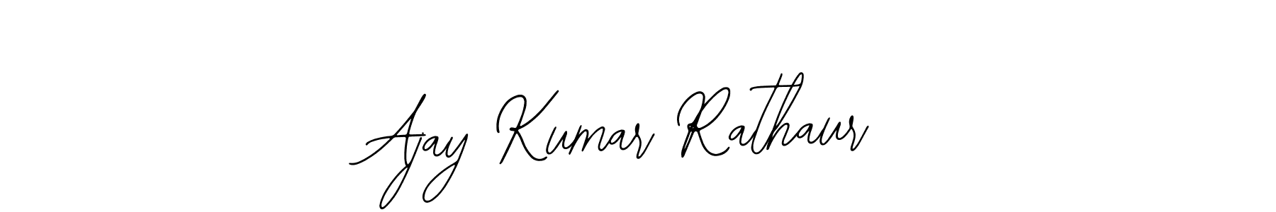 Design your own signature with our free online signature maker. With this signature software, you can create a handwritten (Bearetta-2O07w) signature for name Ajay Kumar Rathaur. Ajay Kumar Rathaur signature style 12 images and pictures png