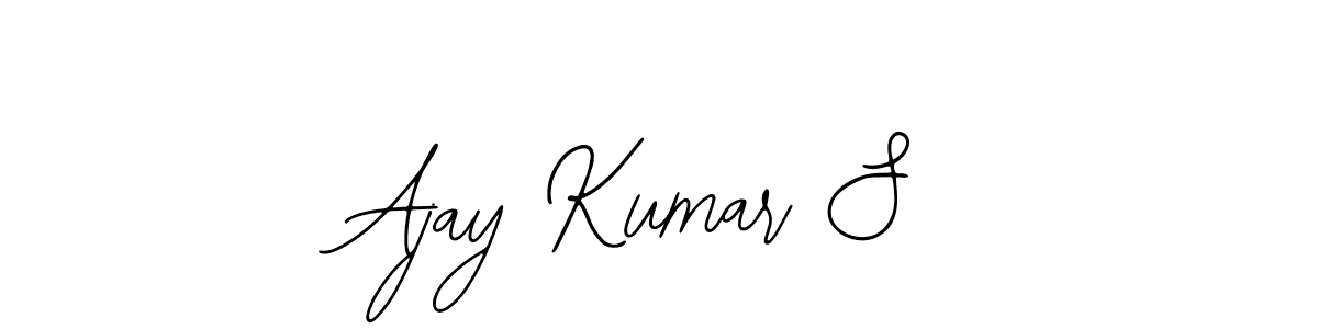 Create a beautiful signature design for name Ajay Kumar S. With this signature (Bearetta-2O07w) fonts, you can make a handwritten signature for free. Ajay Kumar S signature style 12 images and pictures png