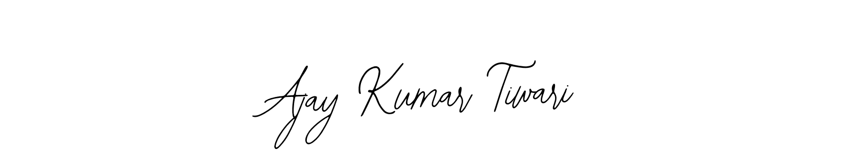 How to make Ajay Kumar Tiwari name signature. Use Bearetta-2O07w style for creating short signs online. This is the latest handwritten sign. Ajay Kumar Tiwari signature style 12 images and pictures png