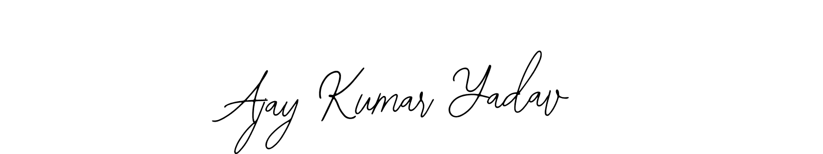 It looks lik you need a new signature style for name Ajay Kumar Yadav. Design unique handwritten (Bearetta-2O07w) signature with our free signature maker in just a few clicks. Ajay Kumar Yadav signature style 12 images and pictures png