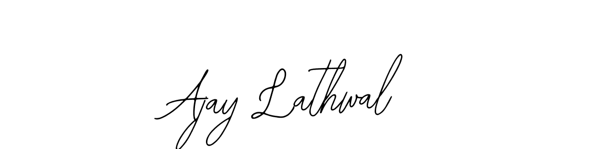 Also You can easily find your signature by using the search form. We will create Ajay Lathwal name handwritten signature images for you free of cost using Bearetta-2O07w sign style. Ajay Lathwal signature style 12 images and pictures png