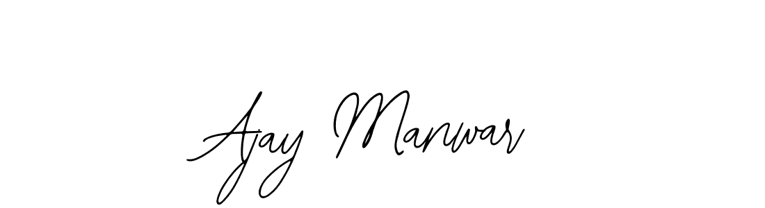 Bearetta-2O07w is a professional signature style that is perfect for those who want to add a touch of class to their signature. It is also a great choice for those who want to make their signature more unique. Get Ajay Manwar name to fancy signature for free. Ajay Manwar signature style 12 images and pictures png