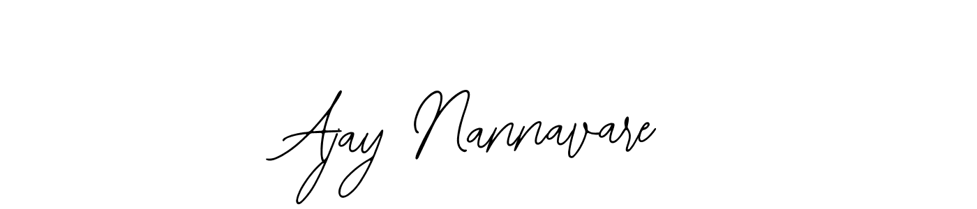 Design your own signature with our free online signature maker. With this signature software, you can create a handwritten (Bearetta-2O07w) signature for name Ajay Nannavare. Ajay Nannavare signature style 12 images and pictures png