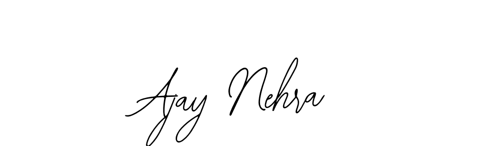 Design your own signature with our free online signature maker. With this signature software, you can create a handwritten (Bearetta-2O07w) signature for name Ajay Nehra. Ajay Nehra signature style 12 images and pictures png