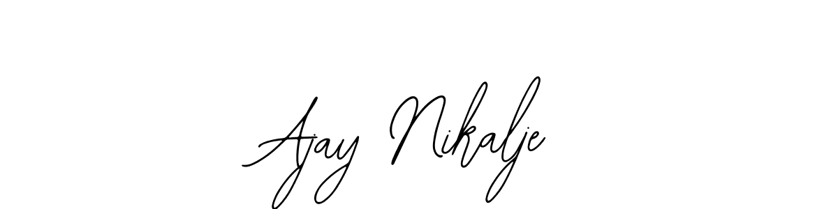 Also we have Ajay Nikalje name is the best signature style. Create professional handwritten signature collection using Bearetta-2O07w autograph style. Ajay Nikalje signature style 12 images and pictures png