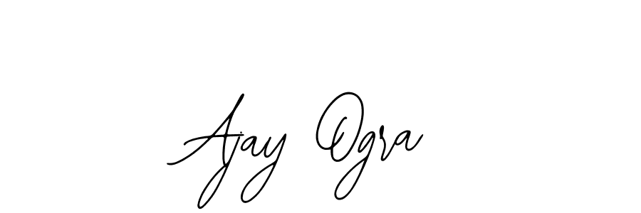 Make a short Ajay Ogra signature style. Manage your documents anywhere anytime using Bearetta-2O07w. Create and add eSignatures, submit forms, share and send files easily. Ajay Ogra signature style 12 images and pictures png