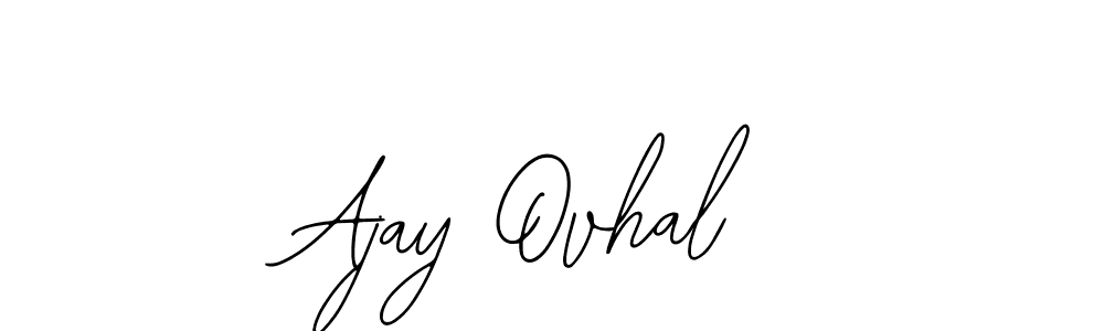 Make a beautiful signature design for name Ajay Ovhal. Use this online signature maker to create a handwritten signature for free. Ajay Ovhal signature style 12 images and pictures png