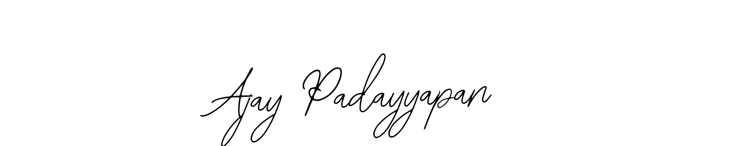 Use a signature maker to create a handwritten signature online. With this signature software, you can design (Bearetta-2O07w) your own signature for name Ajay Padayyapan. Ajay Padayyapan signature style 12 images and pictures png