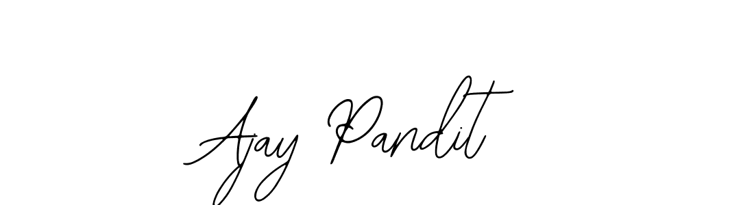 Ajay Pandit stylish signature style. Best Handwritten Sign (Bearetta-2O07w) for my name. Handwritten Signature Collection Ideas for my name Ajay Pandit. Ajay Pandit signature style 12 images and pictures png