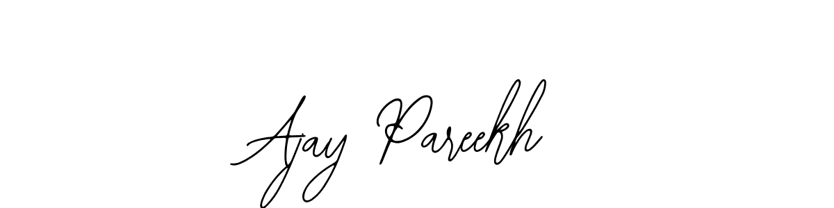 Create a beautiful signature design for name Ajay Pareekh. With this signature (Bearetta-2O07w) fonts, you can make a handwritten signature for free. Ajay Pareekh signature style 12 images and pictures png