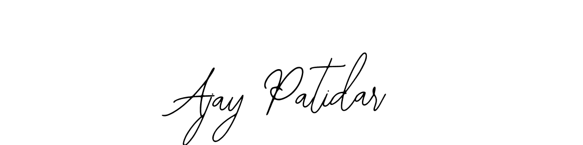 This is the best signature style for the Ajay Patidar name. Also you like these signature font (Bearetta-2O07w). Mix name signature. Ajay Patidar signature style 12 images and pictures png