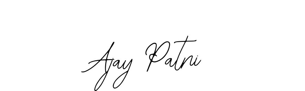 Make a beautiful signature design for name Ajay Patni. With this signature (Bearetta-2O07w) style, you can create a handwritten signature for free. Ajay Patni signature style 12 images and pictures png