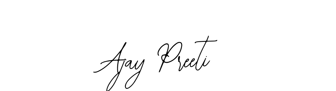 Design your own signature with our free online signature maker. With this signature software, you can create a handwritten (Bearetta-2O07w) signature for name Ajay Preeti. Ajay Preeti signature style 12 images and pictures png