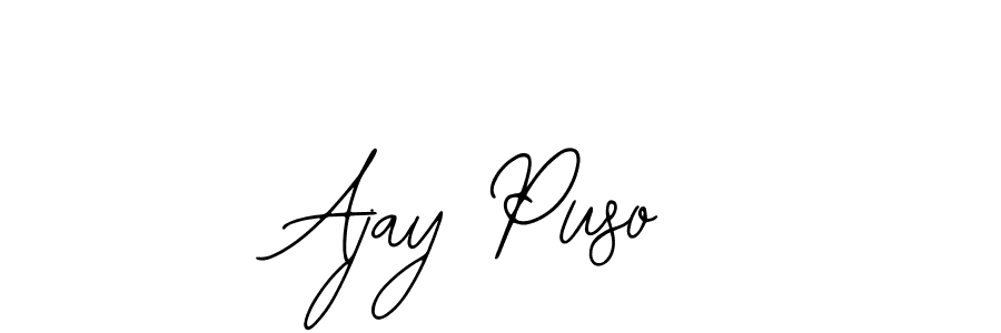 This is the best signature style for the Ajay Puso name. Also you like these signature font (Bearetta-2O07w). Mix name signature. Ajay Puso signature style 12 images and pictures png