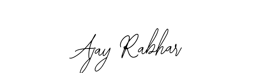 if you are searching for the best signature style for your name Ajay Rabhar. so please give up your signature search. here we have designed multiple signature styles  using Bearetta-2O07w. Ajay Rabhar signature style 12 images and pictures png